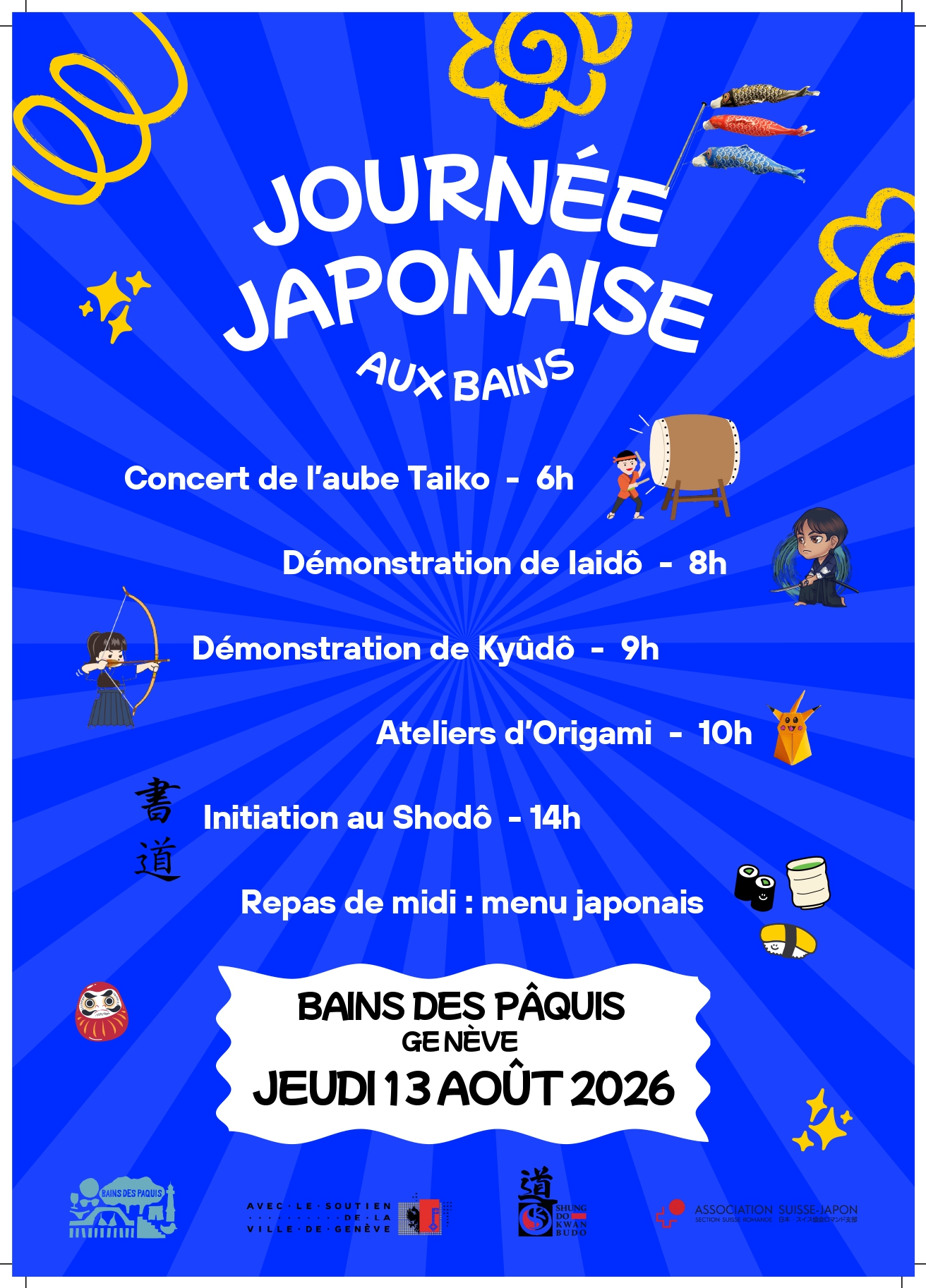 Journée japonaise aux bains de Paquis
